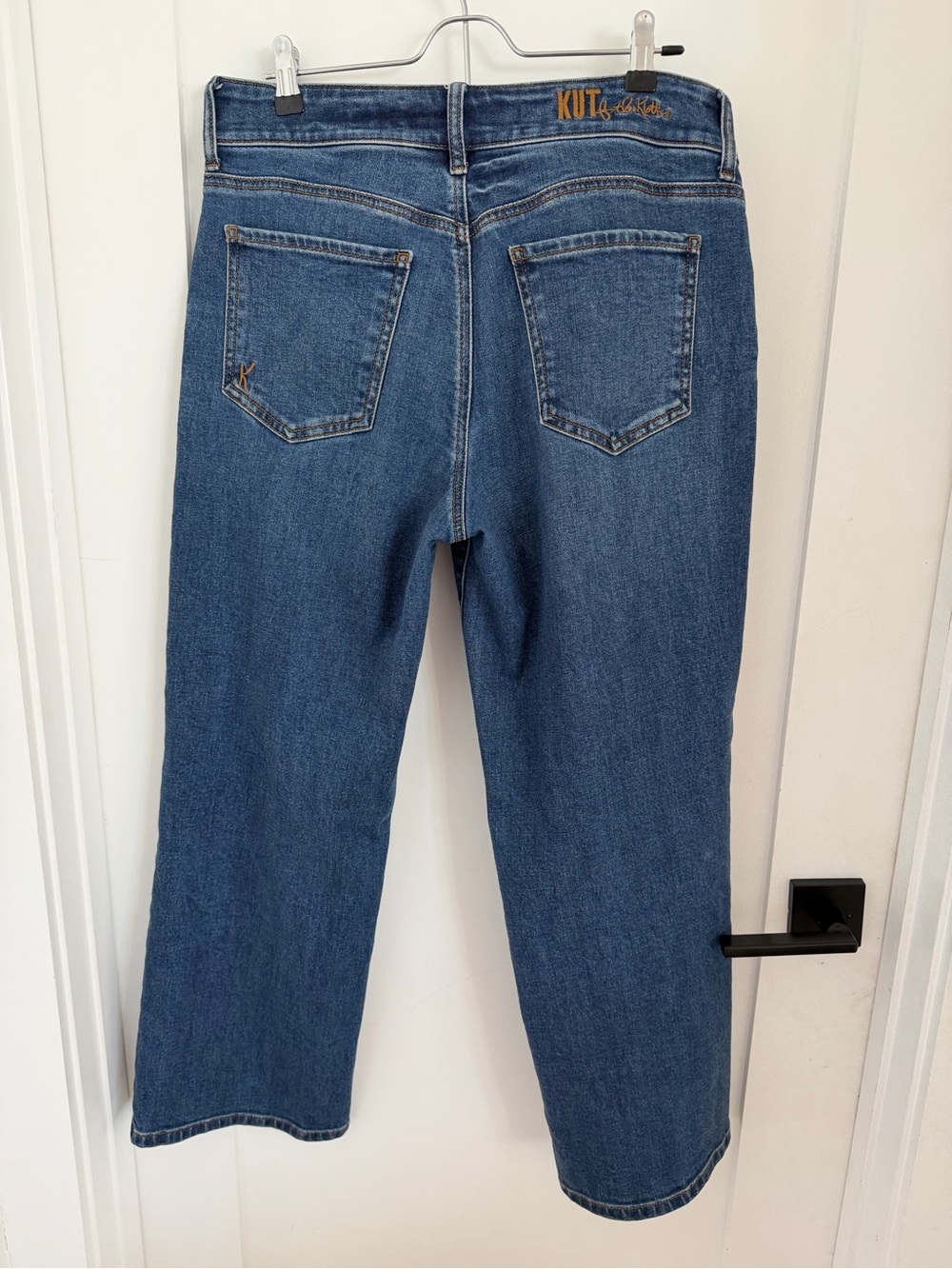KUT from the KLOTH- Lucy Wide Leg medium wash Jeans size 8 Women’s color Ione - Picture 5 of 10